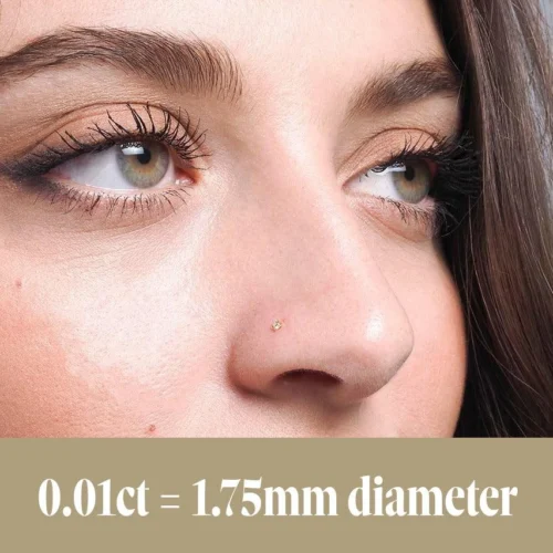 18ct Gold Diamond Wire Coil Back Nose Stud (0.01ct - 0.10ct) -Shiny Jewelry Hub 0.01ct Diamond Nose Stud 0f9873c4 b6a9 4fa7 ae35 2e53f07db887