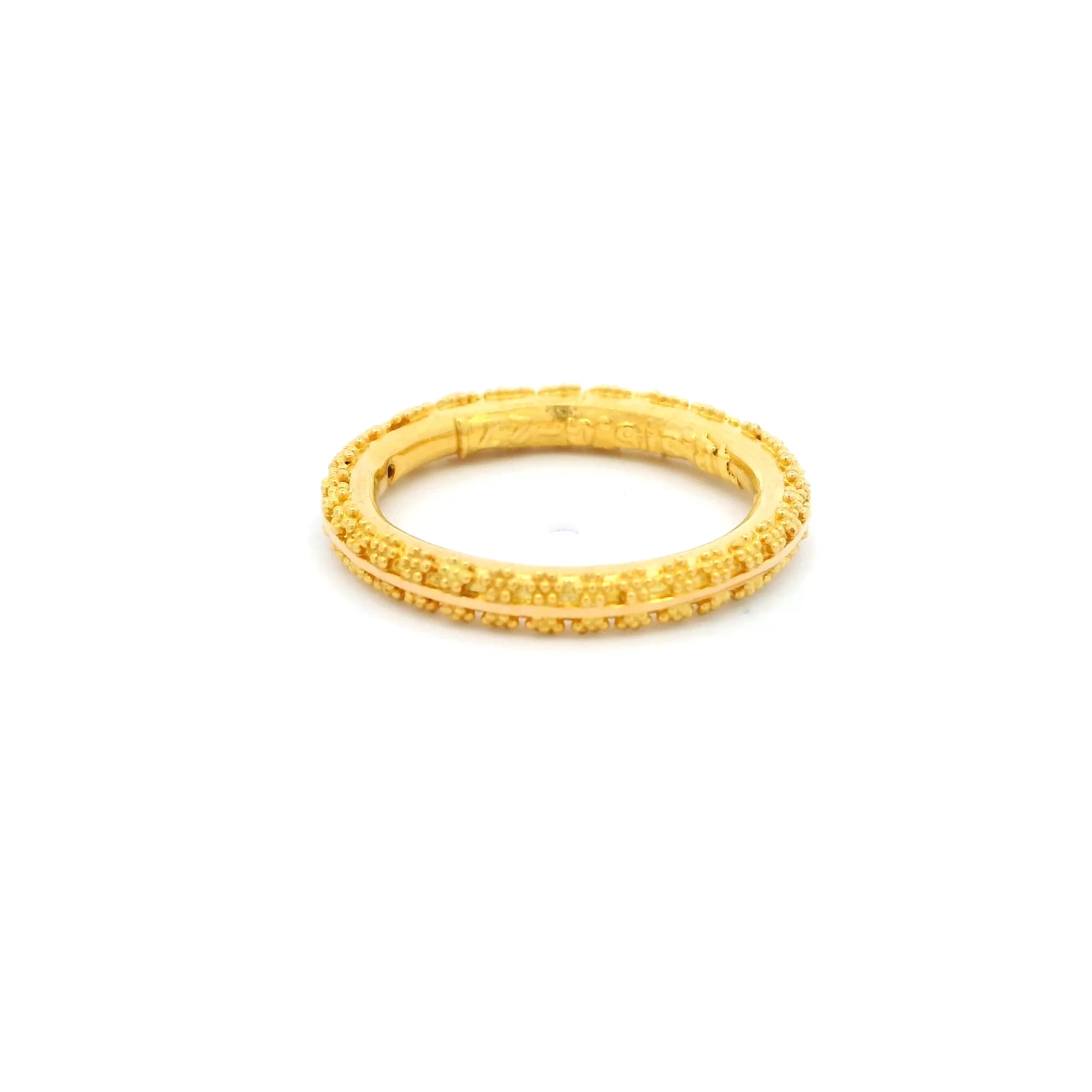 22ct Yellow Gold Filigree Design Ring With Comfort Fit – Elegant And Durable | Size M1/2 1 22ct Yellow Gold Filigree Design Ring With Comfort Fit – Elegant And Durable | Size M1/2