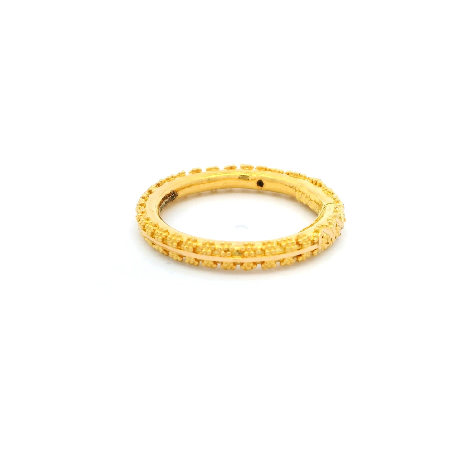 22ct Yellow Gold Filigree Design Ring With Comfort Fit – Elegant And Durable | Size M1/2 2 22ct Yellow Gold Filigree Design Ring With Comfort Fit – Elegant And Durable | Size M1/2 - Image 2