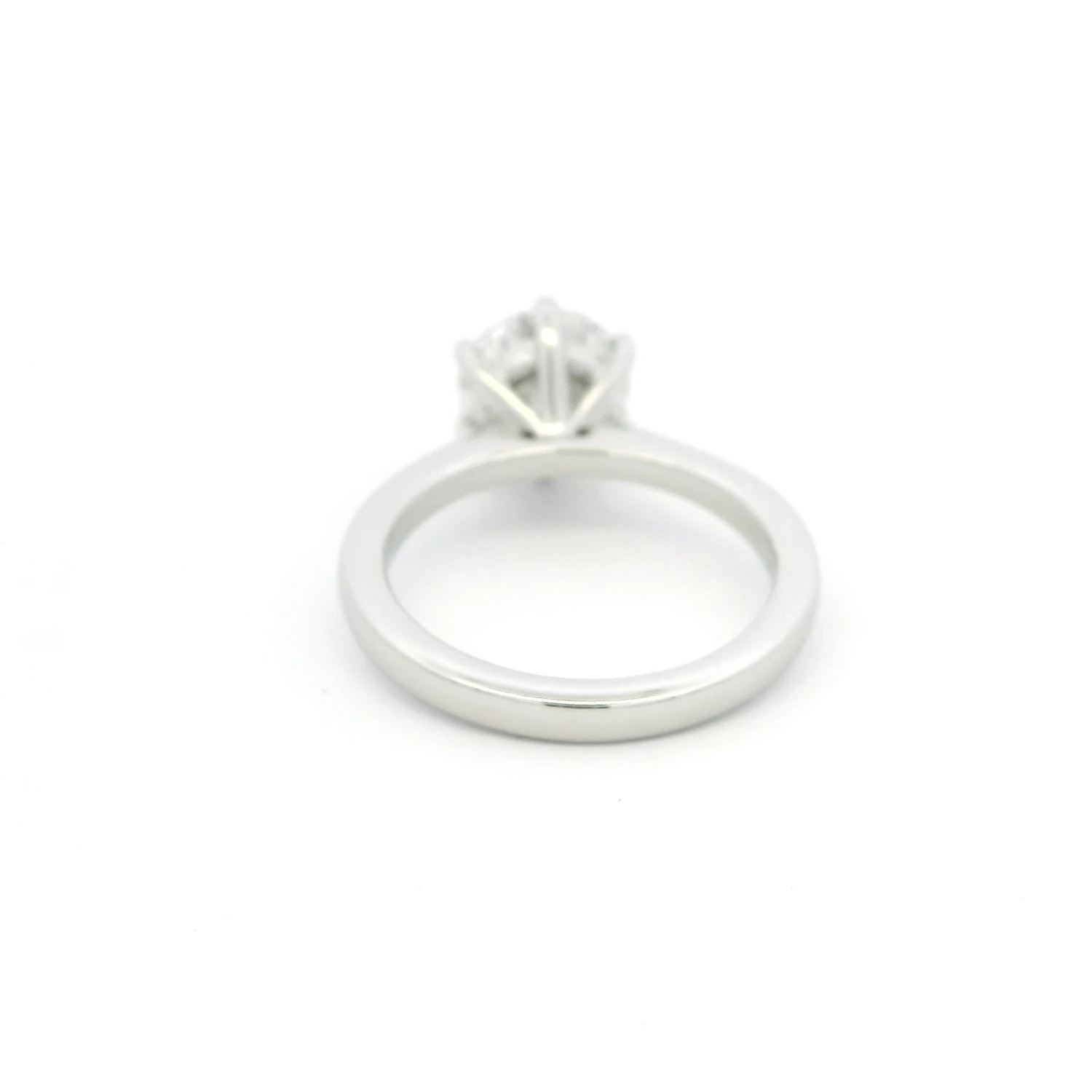 Platinum Laboratory-Grown Six Claw Setting Solitaire Diamond Engagement Ring 3 Platinum Laboratory-Grown Six Claw Setting Solitaire Diamond Engagement Ring - Image 3