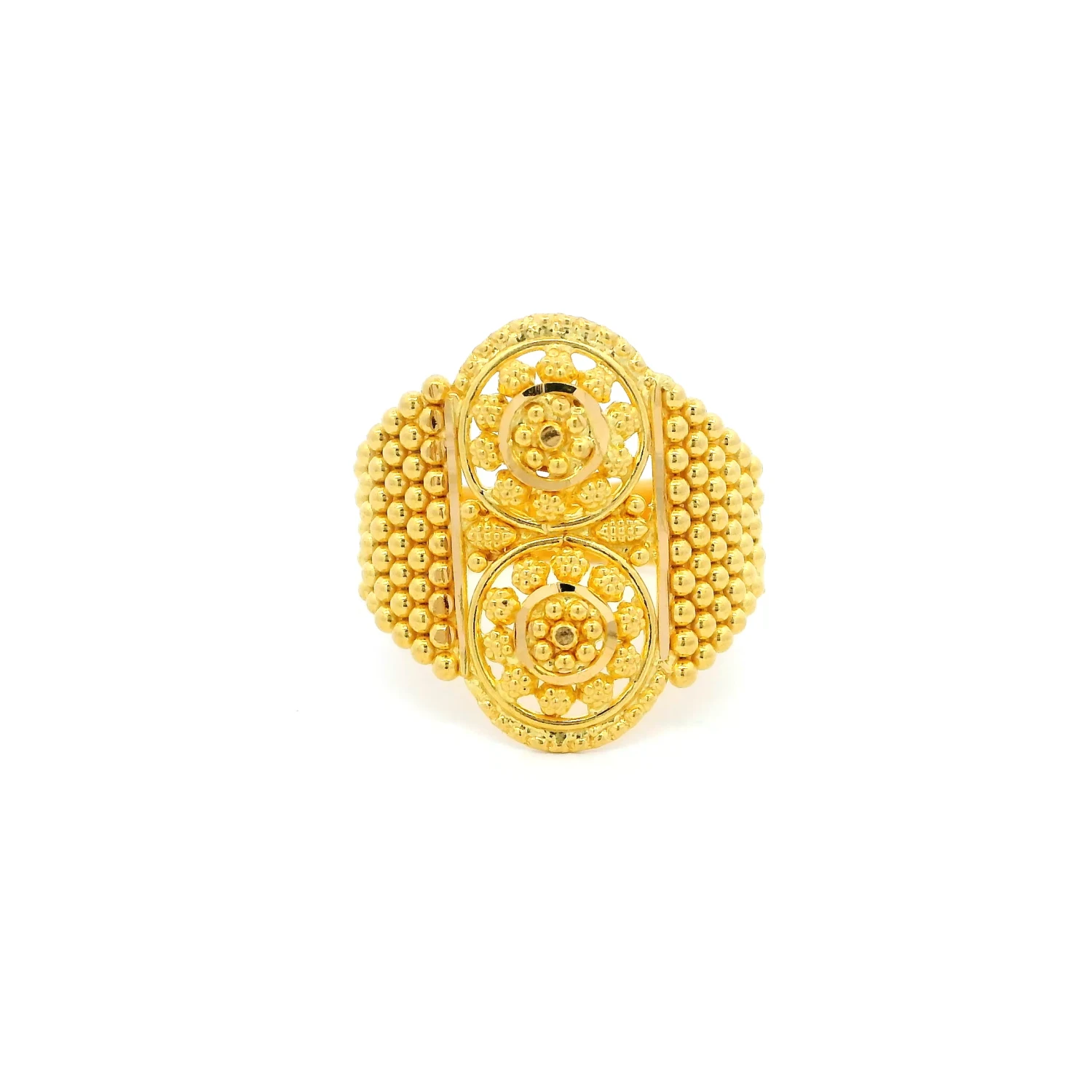 22ct Yellow Gold Ladies Ring With Exquisite Filigree Work Design | Size O 1/2 1 22ct Yellow Gold Ladies Ring With Exquisite Filigree Work Design | Size O 1/2
