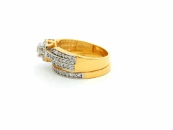 22ct Gold Engagement Ring & Wedding Band Set With Sparkling Cubic Zirconia Stones | Size L 5 22ct Gold Engagement Ring & Wedding Band Set With Sparkling Cubic Zirconia Stones | Size L -Shiny Jewelry Hub 1728920092832 183cb0badb4b7716358c 01928baa41517558a6073cd34d45b875original