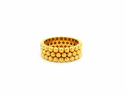 Elegant 22ct Gold Beaded Ring With Cubic Zirconia Stones | Size L 5 Elegant 22ct Gold Beaded Ring With Cubic Zirconia Stones | Size L -Shiny Jewelry Hub 1729162191444 ec9b2ca2b33779ee574c 01929a189b507bbd841a52d44e671a95original