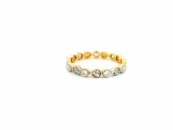 22ct Gold Eternity Ring With Cubic Zirconia – Elegant & Timeless Jewellery | Size M -Shiny Jewelry Hub 1729162948833 4e65778bbd8e0e0a0fd9 01929a242dcc7bbd841ba3a91d7f10b3original