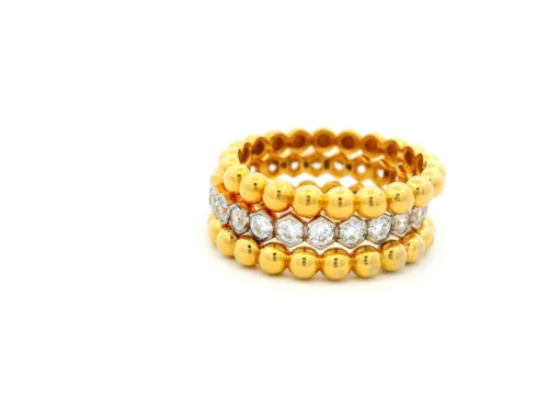 22ct Gold Stacking Eternity Cubic Zirconia Ring Set With 2 Plain Bands | Size N -Shiny Jewelry Hub 1729163615619 f9b77c01627ccad8fd26 01929a2e54e57bbd841c3db2106a5597original