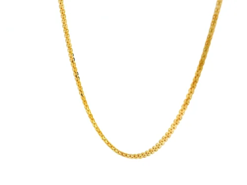 22ct Gold Box Chain With Lobster Clasp | Classic & Durable Jewellery