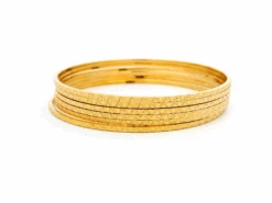 1 Set Of Six 22ct Gold Bangles With Milgrain Design – Classic And Elegant Gold Bangle Set 5 1 Set Of Six 22ct Gold Bangles With Milgrain Design – Classic And Elegant Gold Bangle Set -Shiny Jewelry Hub 1730818254001 7f43a18be70bdec2dab1 0192fccdad1a7ccdbd94f04605340ceaoriginal