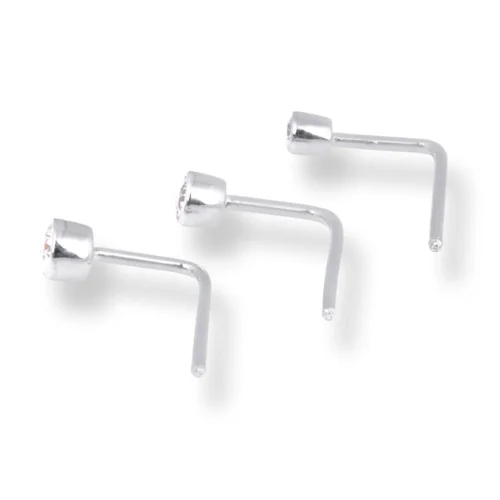 18ct Gold Diamond L-shaped Back Nose Stud With Bezel (Rub Over) Setting. 14 18ct Gold Diamond L-shaped Back Nose Stud With Bezel (Rub Over) Setting. -Shiny Jewelry Hub 18ct gold diamond l shaped back nose stud in bezel setting MCS2510 MCS2511 MCS2512 2