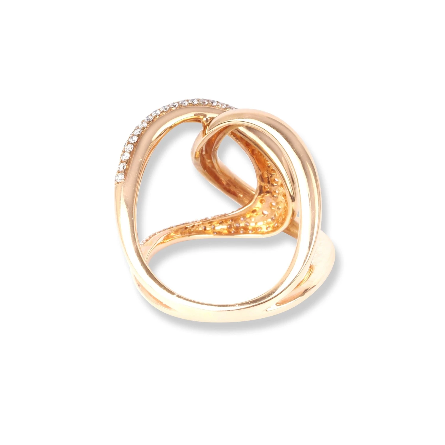 18ct Rose Gold Diamond Dress Ring AR39039-3018 2 18ct Rose Gold Diamond Dress Ring AR39039-3018 - Image 2