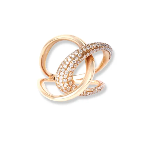 18ct Rose Gold Diamond Dress Ring AR39039-3018 5 18ct Rose Gold Diamond Dress Ring AR39039-3018 -Shiny Jewelry Hub 18ct rose gold diamond dress ring 3 scaled