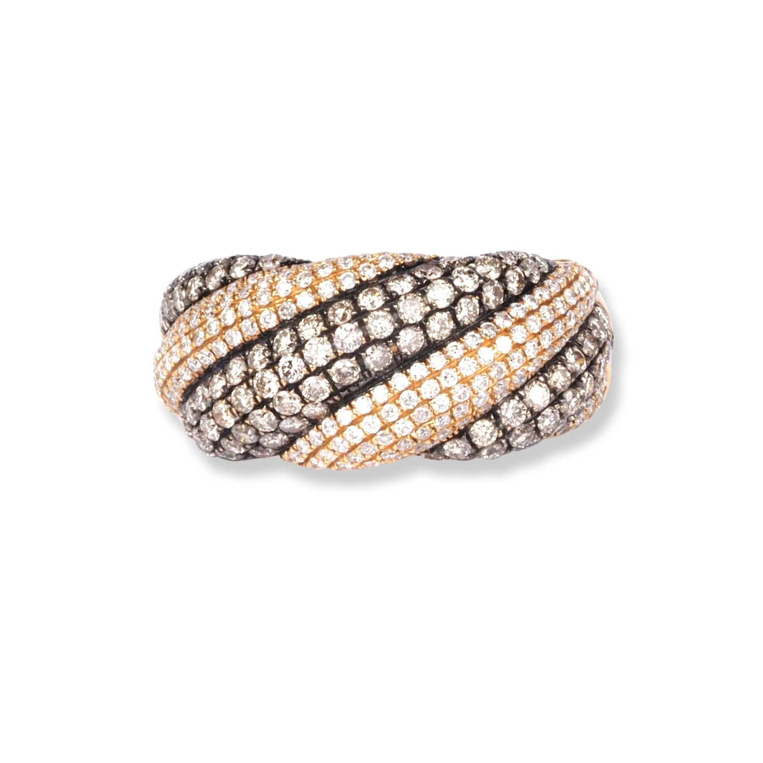 18ct Rose Gold Diamond Dress Ring ZHF03292 1 18ct Rose Gold Diamond Dress Ring ZHF03292