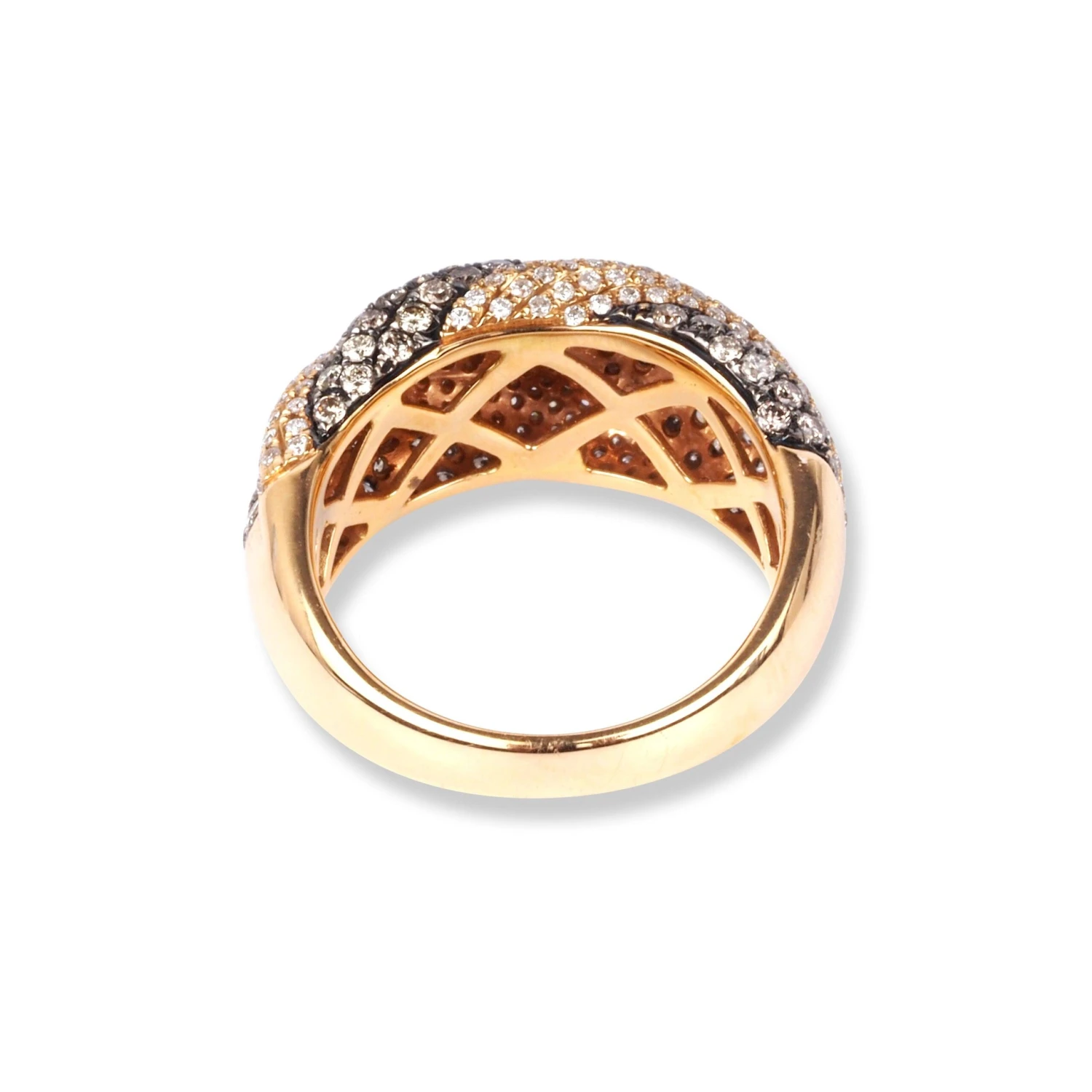18ct Rose Gold Diamond Dress Ring ZHF03292 2 18ct Rose Gold Diamond Dress Ring ZHF03292 - Image 2