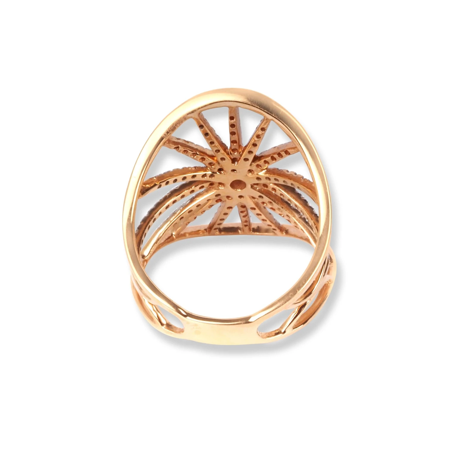 18ct Rose Gold Diamond Dress Ring SB00014RAR 2 18ct Rose Gold Diamond Dress Ring SB00014RAR - Image 2