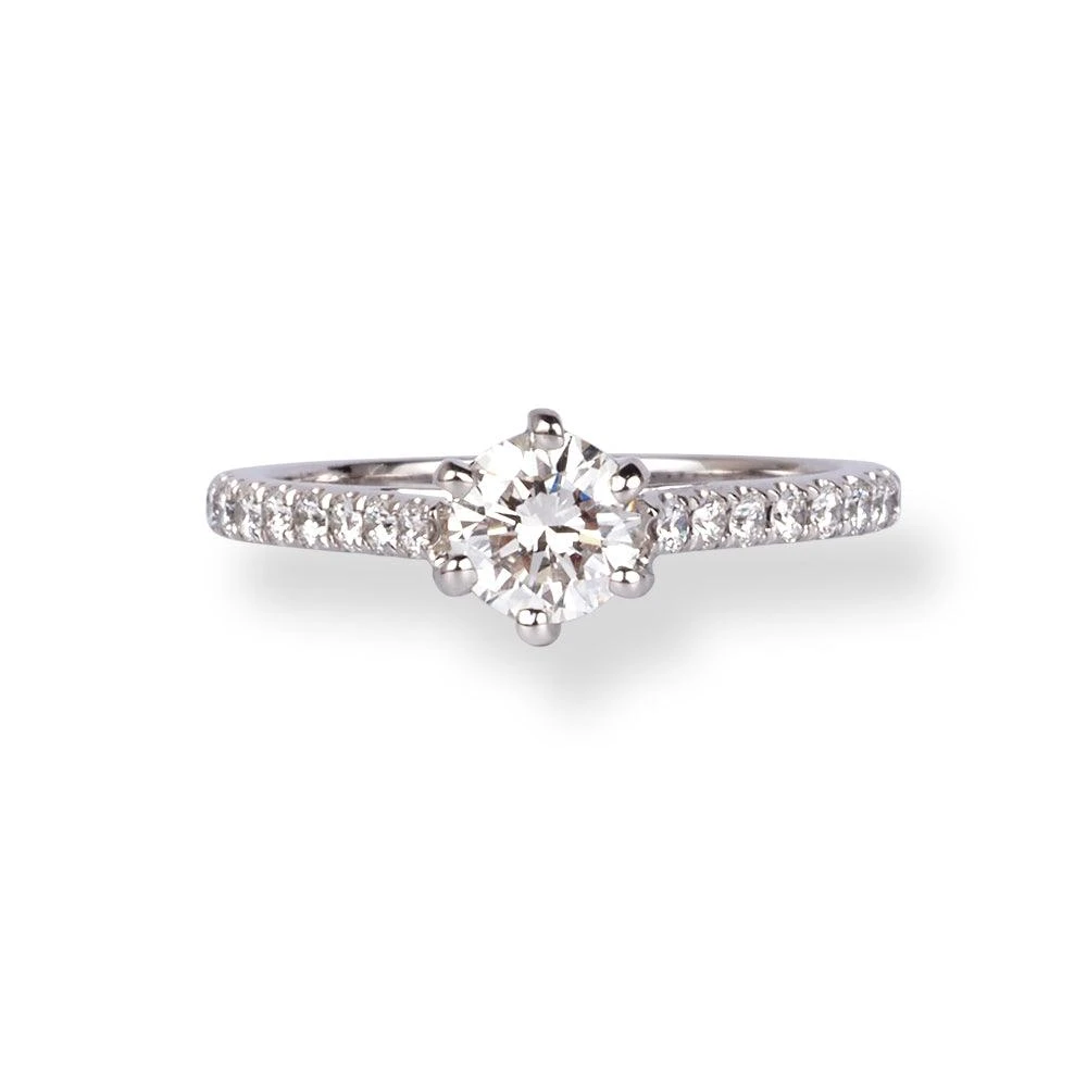 18ct White Gold Diamond Engagement Ring MCS2526 1 18ct White Gold Diamond Engagement Ring MCS2526