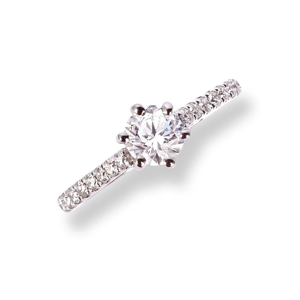 18ct White Gold Diamond Engagement Ring MCS2526 2 18ct White Gold Diamond Engagement Ring MCS2526 - Image 2