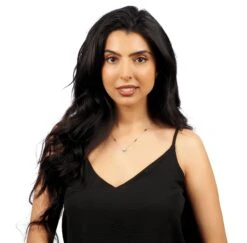 18ct White Gold Diamond Mangal Sutra With Ring Clasp 4 18ct White Gold Diamond Mangal Sutra With Ring Clasp -Shiny Jewelry Hub 18ct white gold diamond mangal sutra with bolt ring clasp model MCS7701