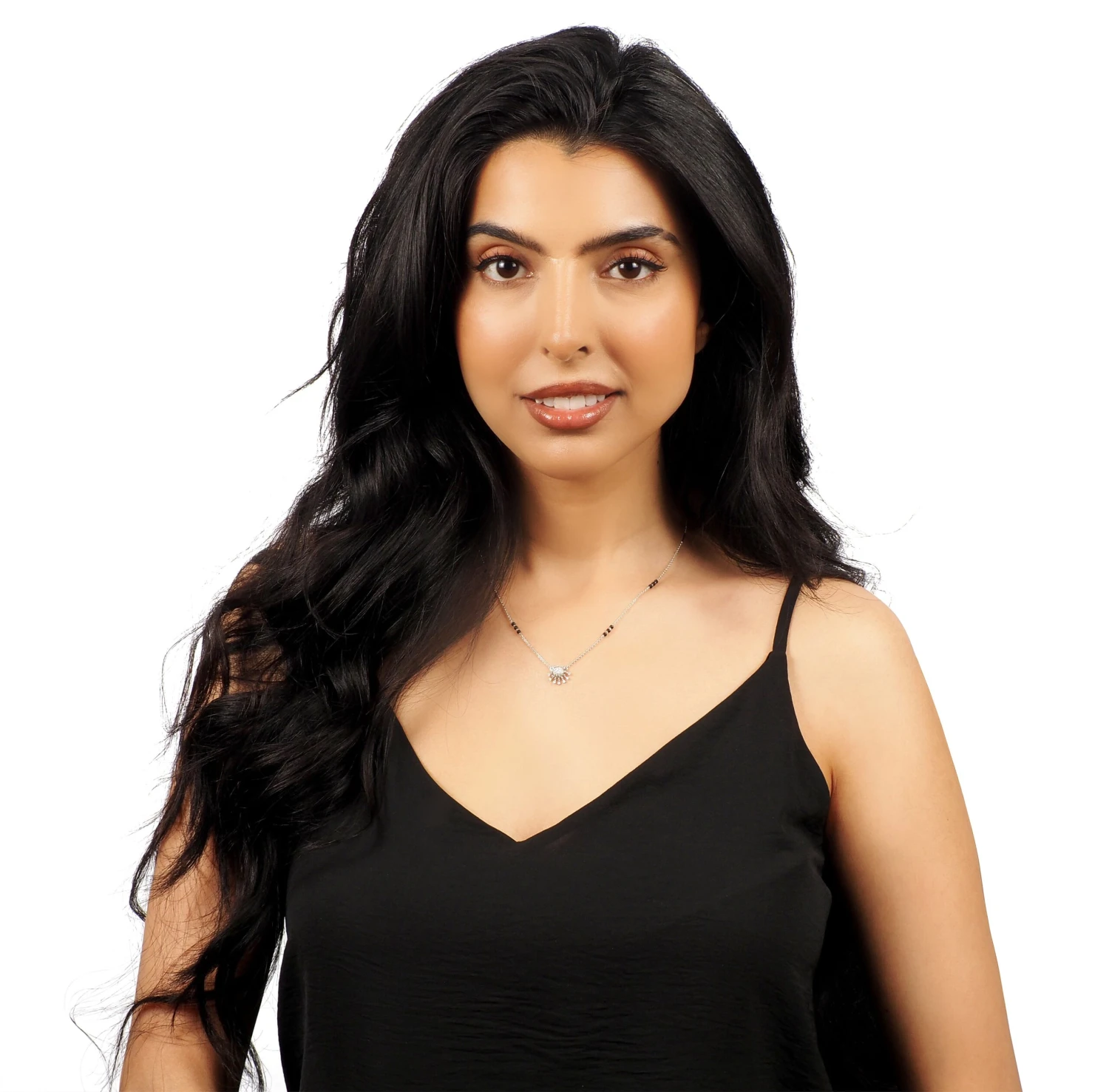 18ct White Gold Diamond Mangal Sutra With Ring Clasp 2 18ct White Gold Diamond Mangal Sutra With Ring Clasp - Image 2