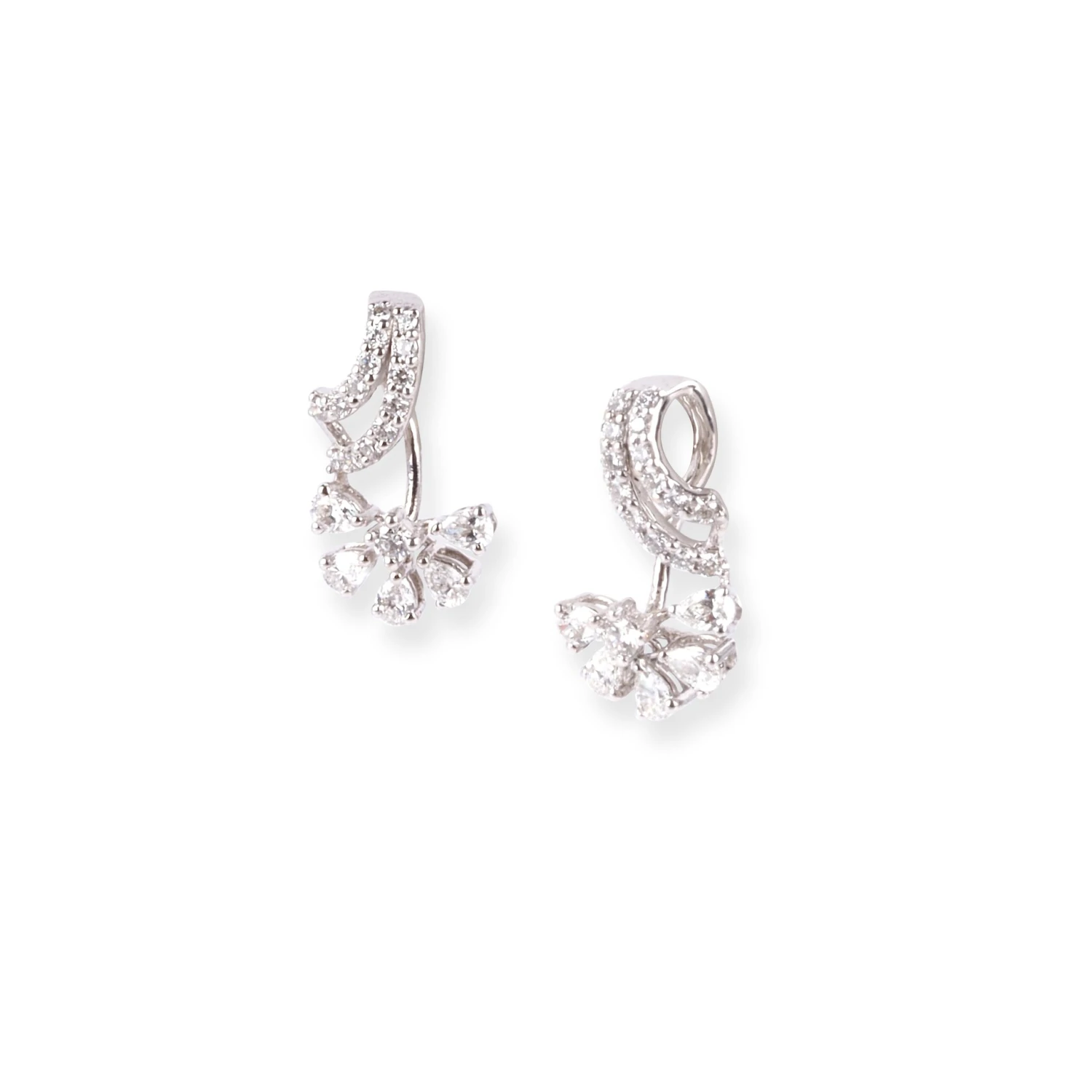 18ct White Gold Diamond Pendant Suite 4 18ct White Gold Diamond Pendant Suite - Image 4