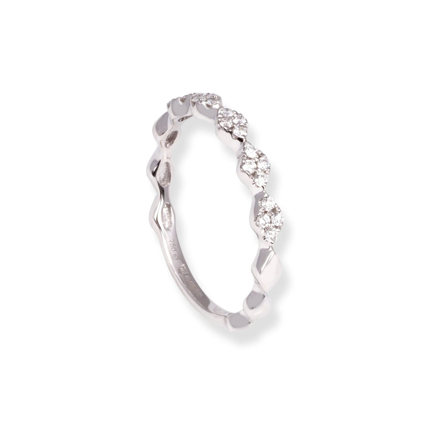 18ct White Gold Diamond Ring LR-7023 3 18ct White Gold Diamond Ring LR-7023 - Image 3