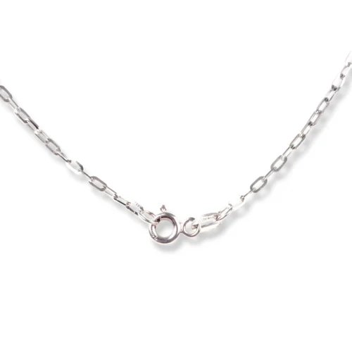 18ct White Gold Set With Cubic Zirconia Stones P-4469 -Shiny Jewelry Hub 18ct white gold set with cubic zirconia stones pendant chain stud earrings 13 scaled