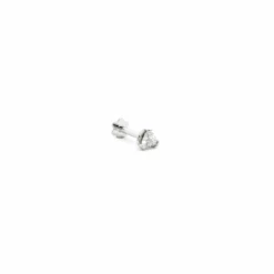 18ct White Gold Trillion-Shaped Diamond Screw Back Nose Stud 4 18ct White Gold Trillion-Shaped Diamond Screw Back Nose Stud -Shiny Jewelry Hub 18ct white gold trillion shaped diamind screw back nose stud MCS3747 2