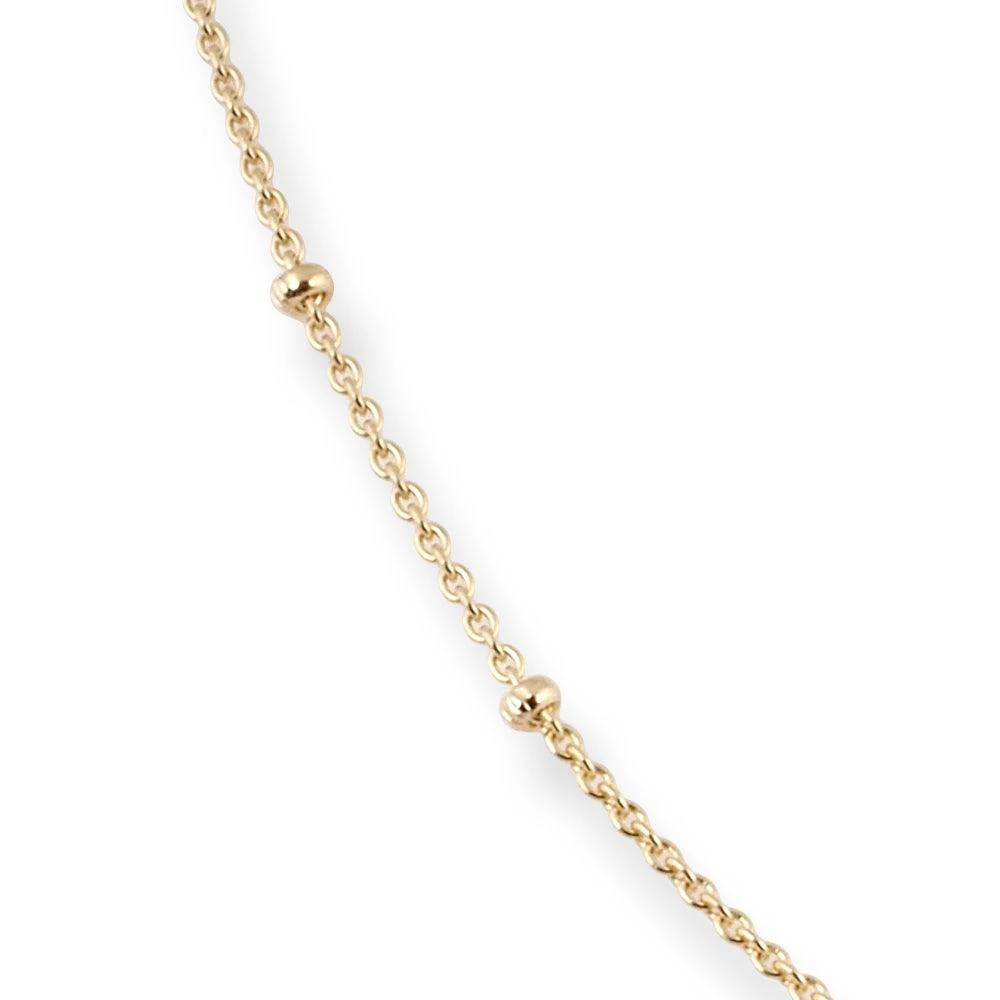 18ct Yellow Gold Beaded Necklace With Lobster Clasp - Versatile Necklace 2 18ct Yellow Gold Beaded Necklace With Lobster Clasp - Versatile Necklace - Image 2