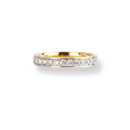 18ct Yellow Gold Diamond Half-Eternity Band LR-6676