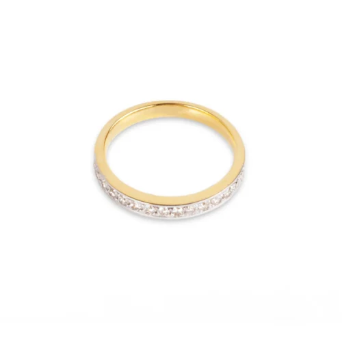 18ct Yellow Gold Diamond Half-Eternity Band LR-6678 -Shiny Jewelry Hub 18ct yellow gold diamond half eternity band 8 scaled