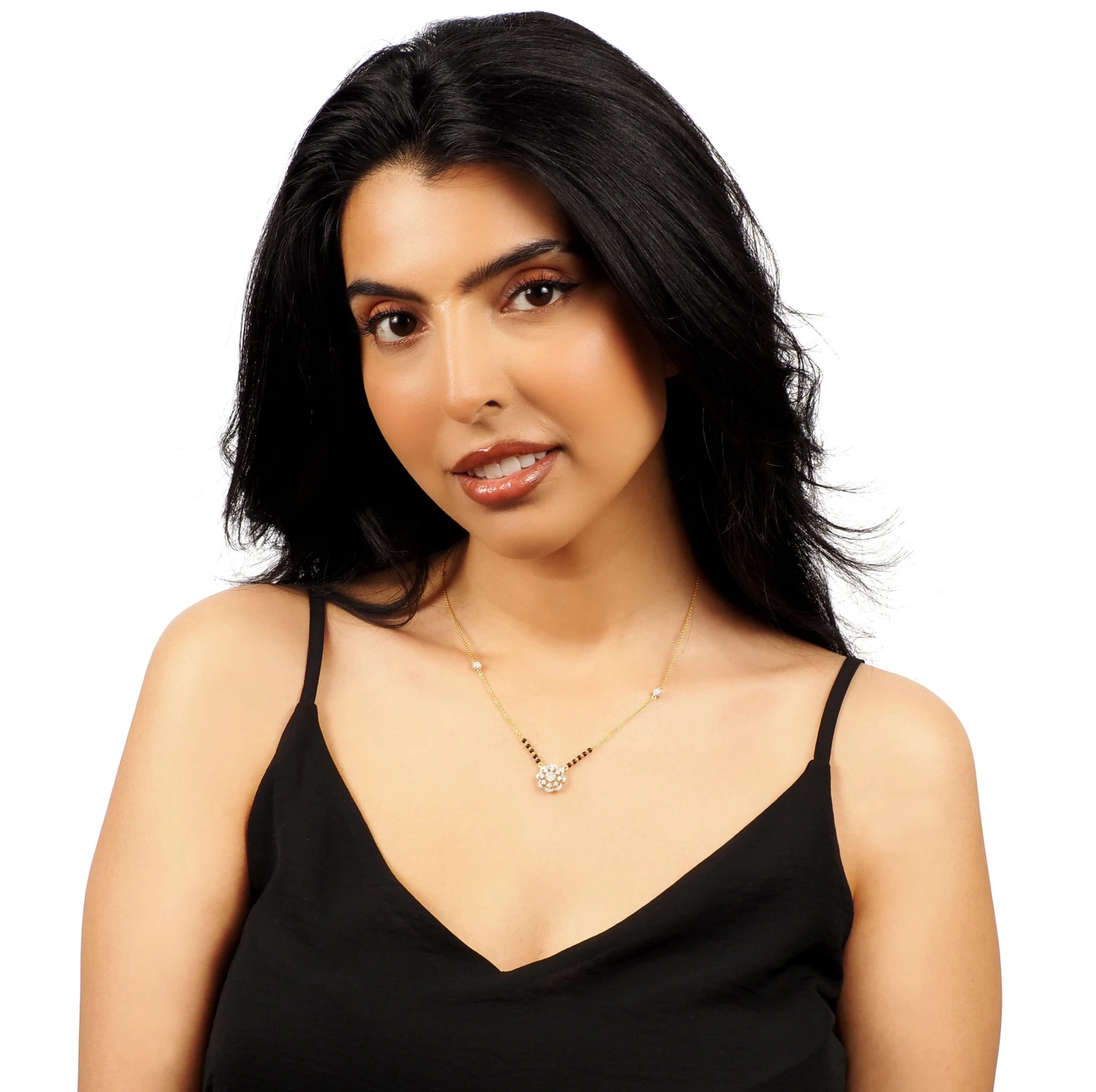 18ct Yellow Gold Diamond Mangal Sutra With Ring Clasp 2 18ct Yellow Gold Diamond Mangal Sutra With Ring Clasp - Image 2