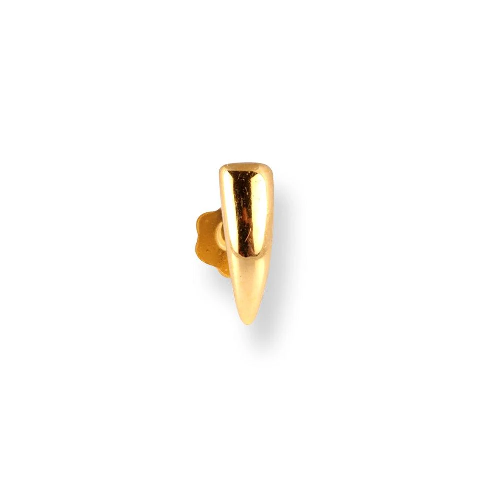 18ct Yellow Gold Faux Nose Ring Screw Back Nose Stud (6mm - 10mm). 9 18ct Yellow Gold Faux Nose Ring Screw Back Nose Stud (6mm - 10mm). - Image 9