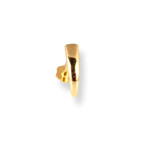 18ct Yellow Gold Faux Nose Ring Screw Back Nose Stud (6mm - 10mm). 16 18ct Yellow Gold Faux Nose Ring Screw Back Nose Stud (6mm - 10mm). -Shiny Jewelry Hub 18ct yellow gold faux nose ring screw back nose stud 8mm