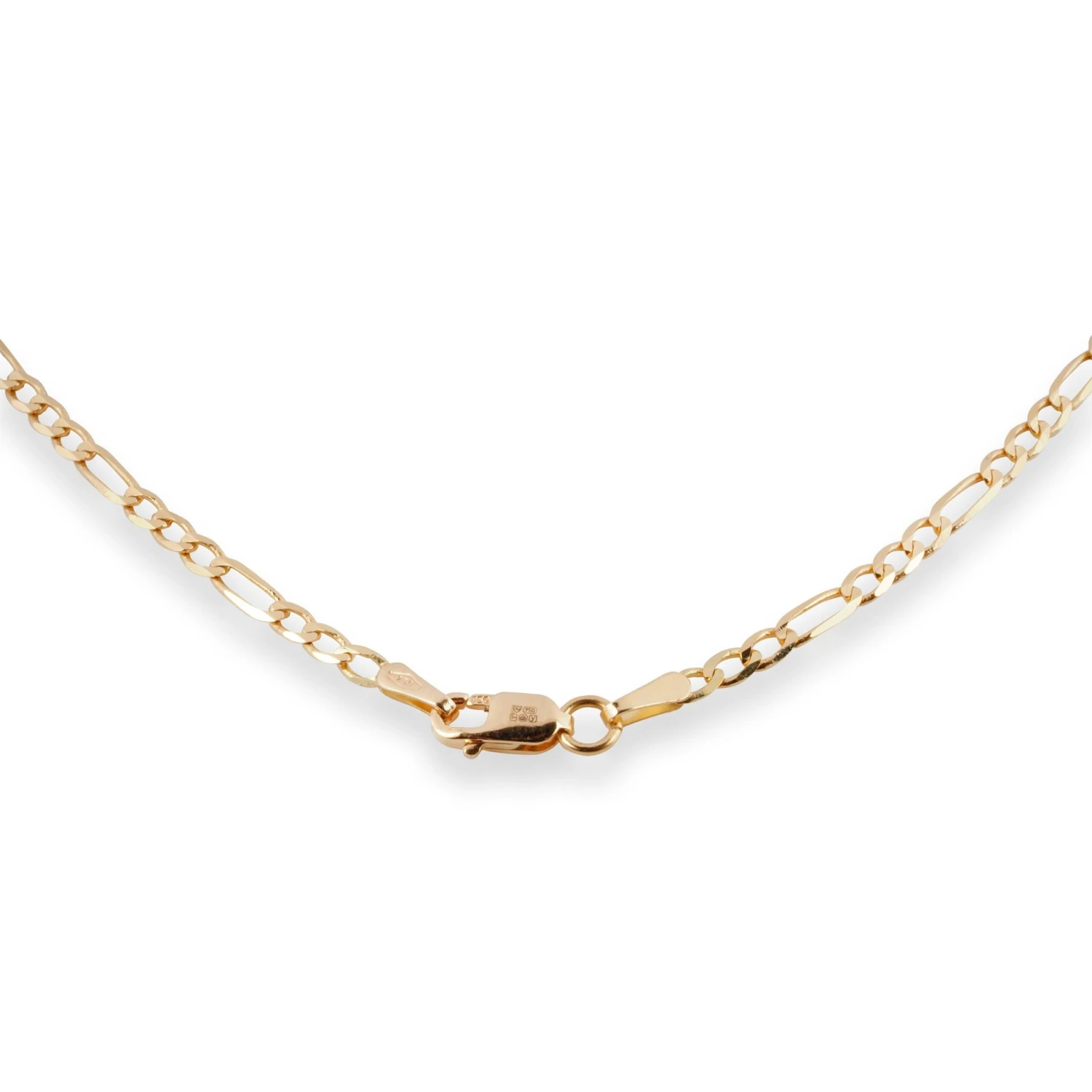 18ct Yellow Gold Figaro Chain With Lobster Clasp - Make Memories Last 3 18ct Yellow Gold Figaro Chain With Lobster Clasp - Make Memories Last - Image 3