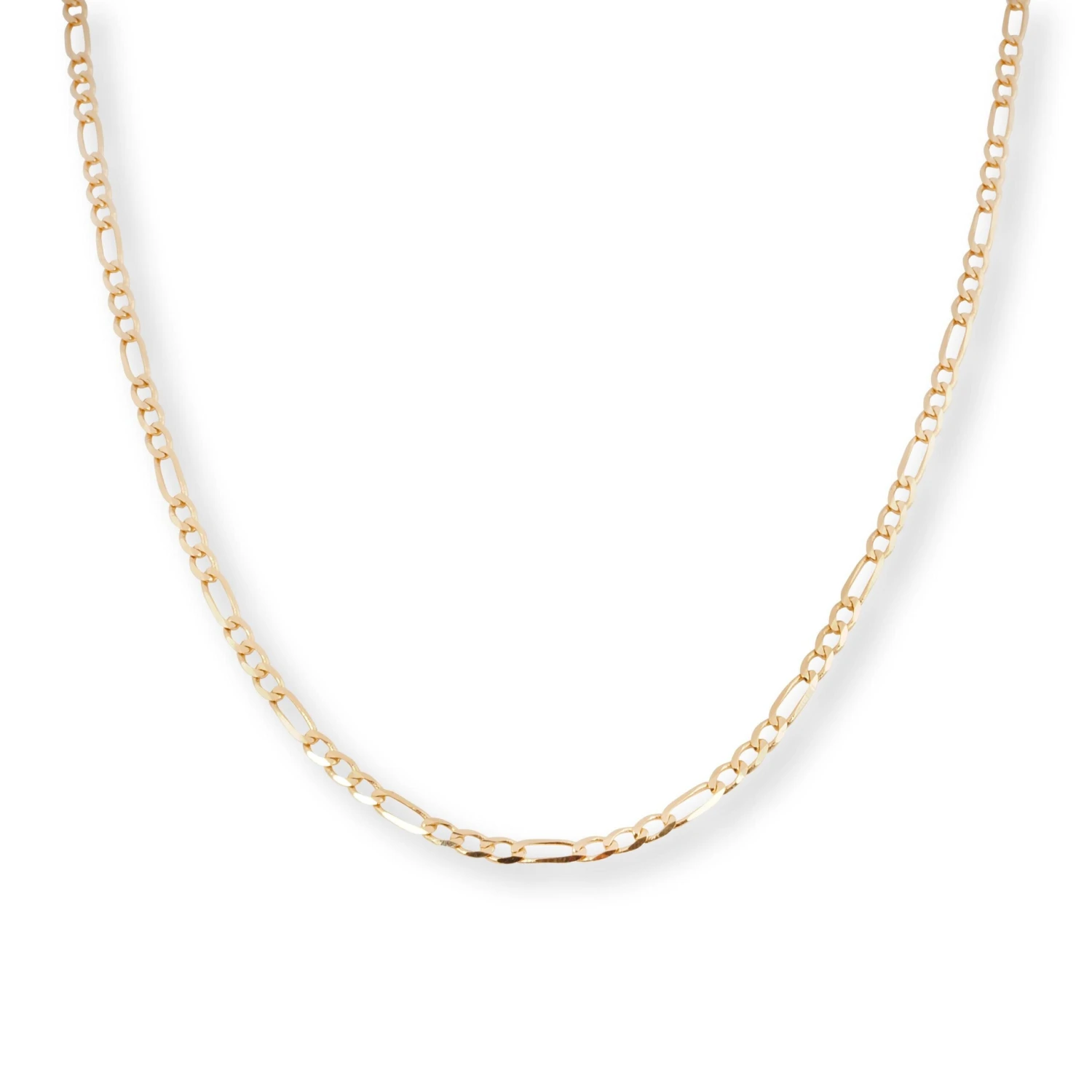 18ct Yellow Gold Figaro Chain With Lobster Clasp - Make Memories Last 1 18ct Yellow Gold Figaro Chain With Lobster Clasp - Make Memories Last