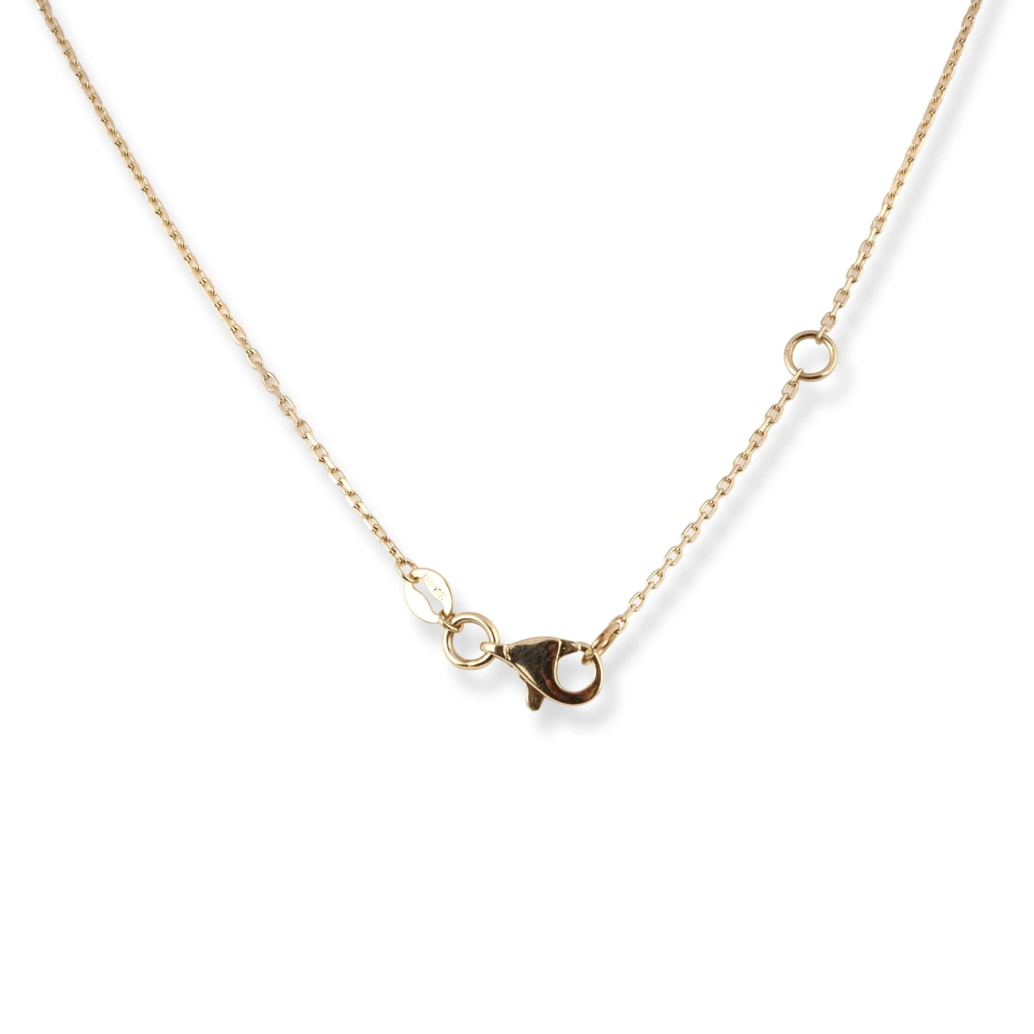 18ct Yellow Gold Necklace With Lobster Clasp - Classic Gold Necklace 2 18ct Yellow Gold Necklace With Lobster Clasp - Classic Gold Necklace - Image 2