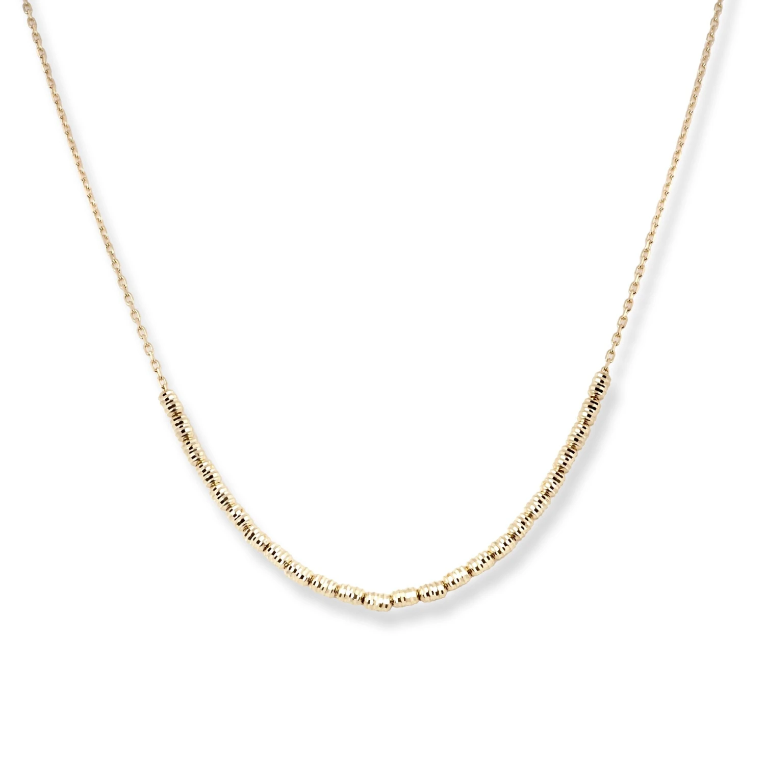 18ct Yellow Gold Necklace With Lobster Clasp - Classic Gold Necklace 1 18ct Yellow Gold Necklace With Lobster Clasp - Classic Gold Necklace