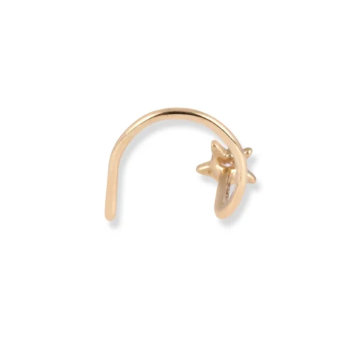 18ct Yellow Gold Star Shaped Wire Back Nose Stud With Cubic Zirconia Stone. 6 18ct Yellow Gold Star Shaped Wire Back Nose Stud With Cubic Zirconia Stone. -Shiny Jewelry Hub 18ct yellow gold star shaped wire back nose stud with cubic zirconia stone ns 7566 3 scaled