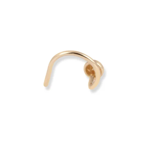 18ct Yellow Gold Wire Back Nose Stud With Cone Design. 7 18ct Yellow Gold Wire Back Nose Stud With Cone Design. -Shiny Jewelry Hub 18ct yellow gold wire back nose stud with cone design ns 7565 4 scaled