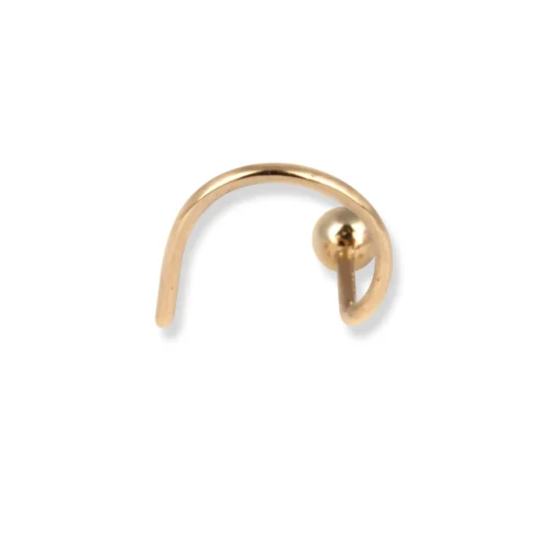 18ct Yellow Gold Wire Back Nose Stud With Plain Gold Ball. 27 18ct Yellow Gold Wire Back Nose Stud With Plain Gold Ball. -Shiny Jewelry Hub 18ct yellow gold wire back nose stud with plain gold ball ns 7562 12 scaled