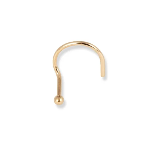 18ct Yellow Gold Wire Back Nose Stud With Plain Gold Ball. 21 18ct Yellow Gold Wire Back Nose Stud With Plain Gold Ball. -Shiny Jewelry Hub 18ct yellow gold wire back nose stud with plain gold ball ns 7562 14 scaled