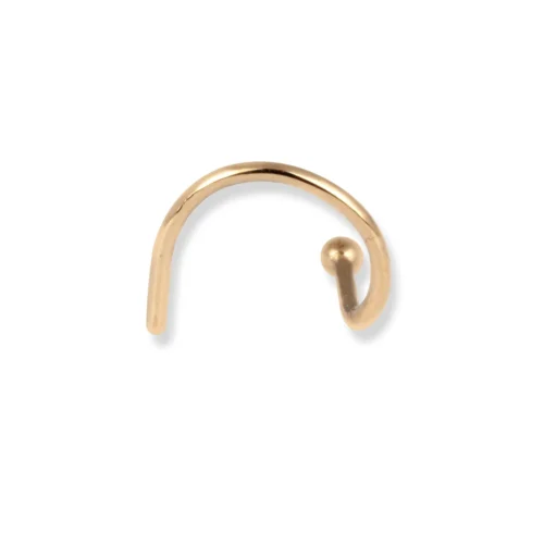 18ct Yellow Gold Wire Back Nose Stud With Plain Gold Ball. 23 18ct Yellow Gold Wire Back Nose Stud With Plain Gold Ball. -Shiny Jewelry Hub 18ct yellow gold wire back nose stud with plain gold ball ns 7562 16 scaled