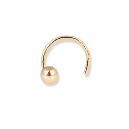 18ct Yellow Gold Wire Back Nose Stud With Plain Gold Ball. 28 18ct Yellow Gold Wire Back Nose Stud With Plain Gold Ball. -Shiny Jewelry Hub 18ct yellow gold wire back nose stud with plain gold ball ns 7562 5 scaled