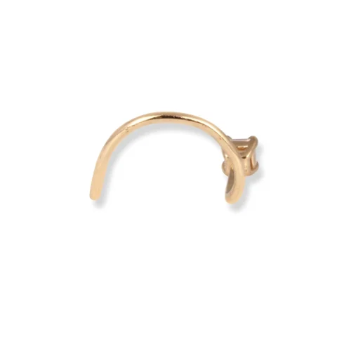 18ct Yellow Gold Wire Back Nose Stud With Princess Cut Cubic Zirconia Stone In Four Claw Setting. -Shiny Jewelry Hub 18ct yellow gold wire back nose stud with princess cut cubic zirconia stone in four claw setting ns 7564 4 scaled