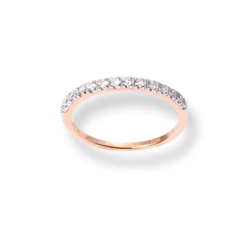 18ct Rose Gold Wedding Band With Diamond - MCS5510 6 18ct Rose Gold Wedding Band With Diamond - MCS5510 -Shiny Jewelry Hub 18ctRoseGoldWeddingBandWithDiamond MCS5510 2