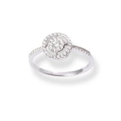 18ct White Gold Cluster Halo Diamond Ring MCS2825 5 18ct White Gold Cluster Halo Diamond Ring MCS2825 -Shiny Jewelry Hub 18ctWhiteGoldClusterHaloDiamondRingMCS2825 2