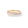 18ct Yellow Gold Channel Set Diamond Half-Eternity Band LR-6712