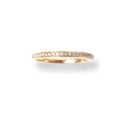18ct Yellow Gold Diamond Half-Eternity Band LR-6715 -Shiny Jewelry Hub 18ctYellowGoldDiamondHalf EternityBandLR 6715 2