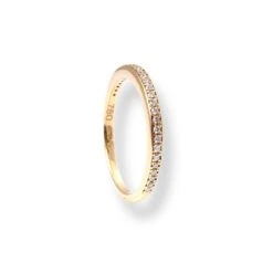 18ct Yellow Gold Diamond Half-Eternity Band LR-6715 -Shiny Jewelry Hub 18ctYellowGoldDiamondHalf EternityBandLR 6715 4