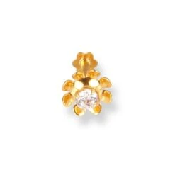 18ct Yellow Gold Flower Design Screw Back Nose Stud With Cubic Zirconia Stone. 23 18ct Yellow Gold Flower Design Screw Back Nose Stud With Cubic Zirconia Stone. -Shiny Jewelry Hub 18ctYellowGoldFlowerDesignScrewBackNoseStudwithCubicZirconiaStoneNIP 4 440d 2 04a48cd3 9e1f 431f 8648 31ea1e38c458