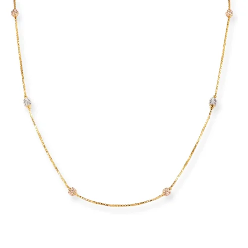22ct Gold Box Chain - Elegance In Every Detail