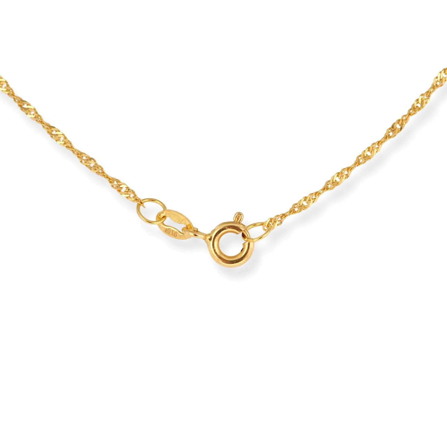 22ct Gold Chain, Pendant And Earrings Set With Cubic Zirconia Stones 5 22ct Gold Chain, Pendant And Earrings Set With Cubic Zirconia Stones - Image 5